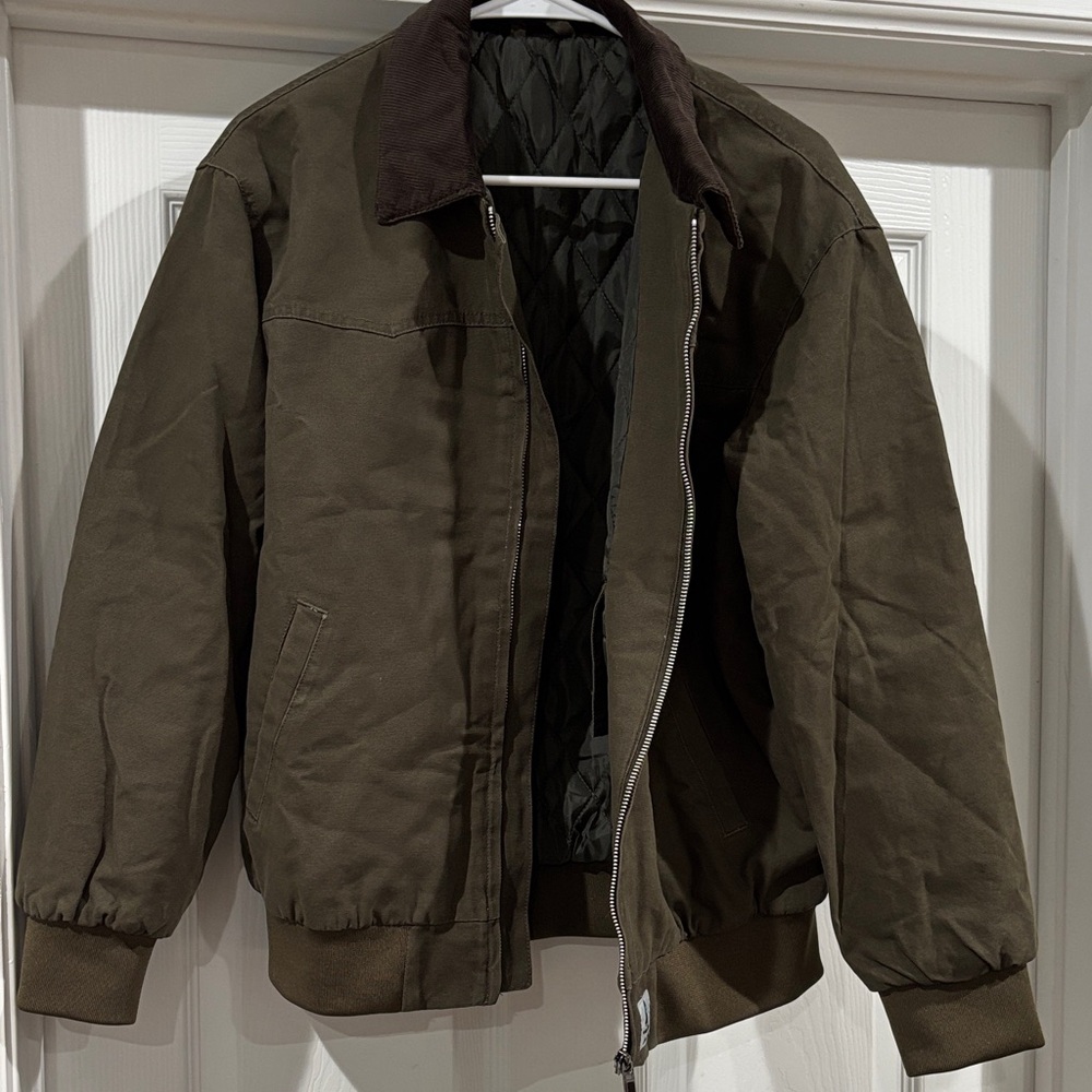 Women’s Green andBrown Bomber Jacket